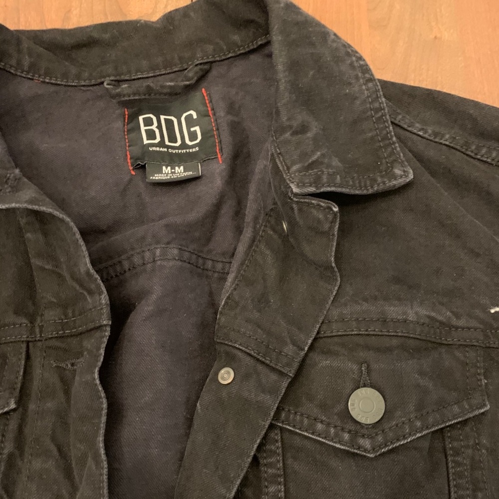 BDG Urban Outfitters Black Denim Jean Jacket